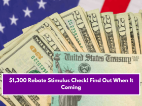 $1,300 Rebate Stimulus Check! Find Out When It Coming