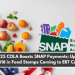 2025 COLA Boosts SNAP Payments: Up to $3,516 in Food Stamps Coming to EBT Cards