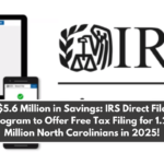 $5.6 Million in Savings: IRS Direct File Program to Offer Free Tax Filing for 1.25 Million North Carolinians in 2025!