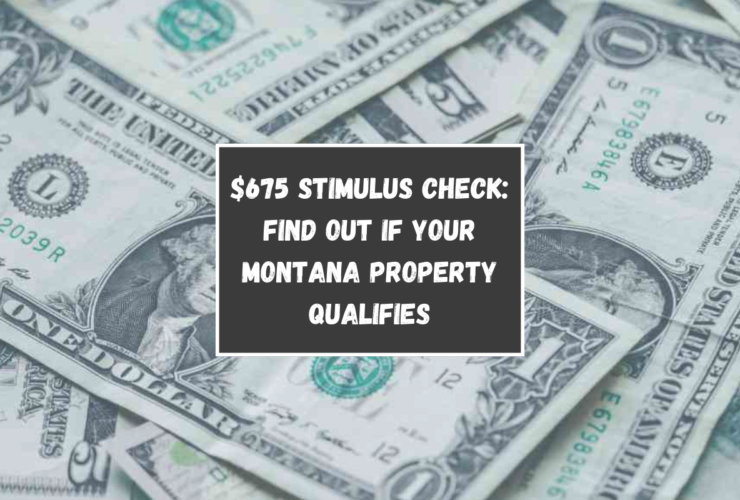 $675 Stimulus Check: Find Out if Your Montana Property Qualifies