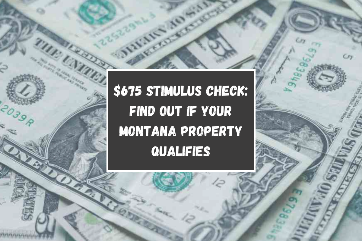 $675 Stimulus Check: Find Out if Your Montana Property Qualifies