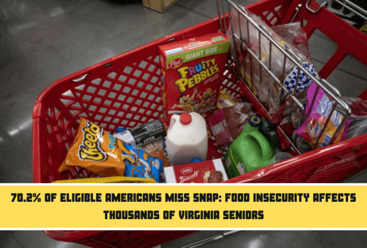 70.2% of Eligible Americans Miss SNAP Food insecurity affects thousands of Virginia seniors