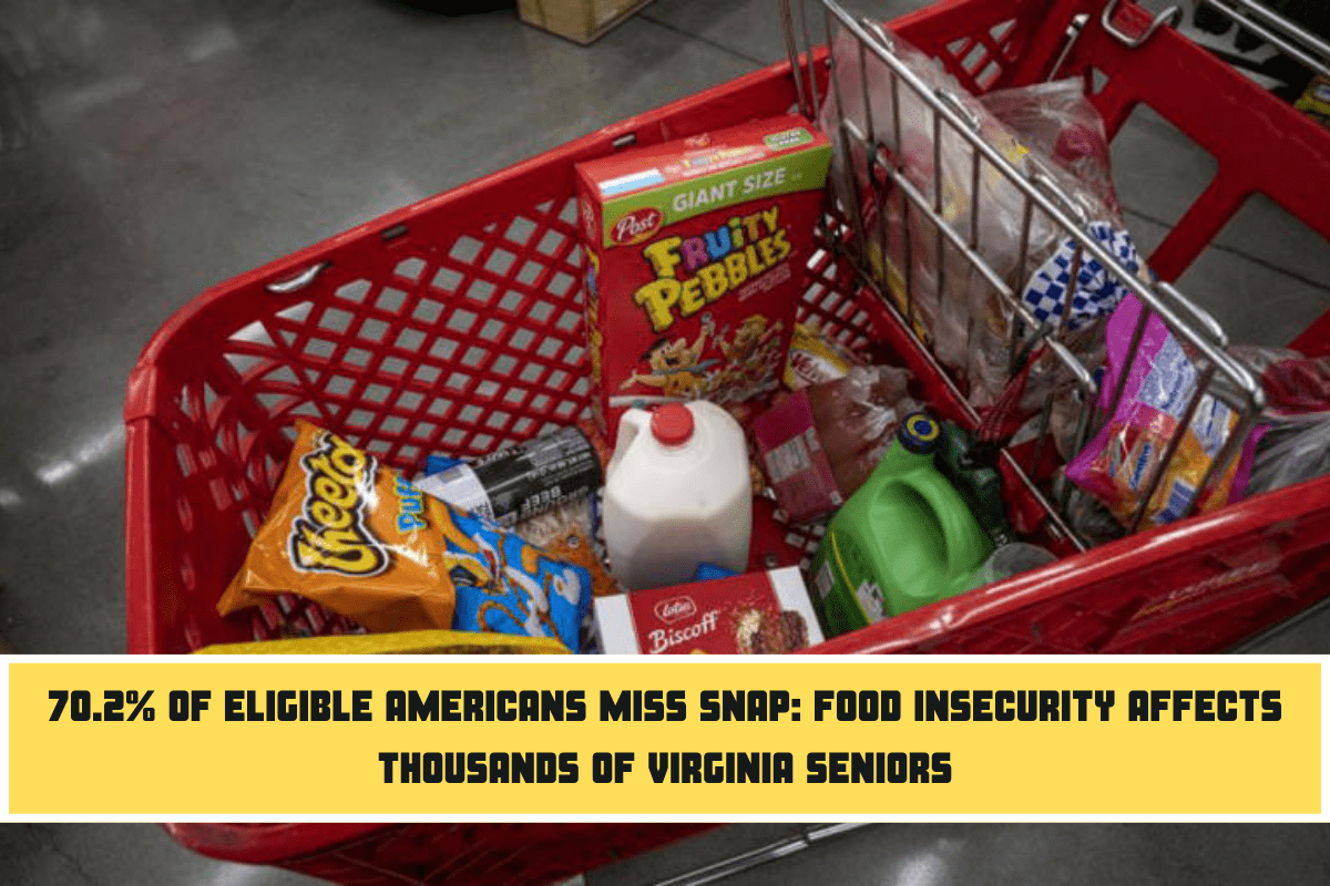 70.2% of Eligible Americans Miss SNAP Food insecurity affects thousands of Virginia seniors