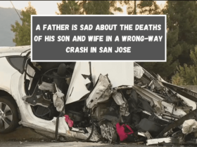 A father is sad about the deaths of his son and wife in a wrong-way crash in San Jose