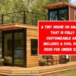 A tiny house on Amazon that is fully customizable and includes a cool roof deck for under $20k