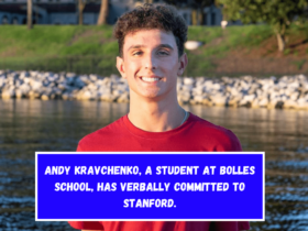 Andy Kravchenko, a student at Bolles School, has verbally committed to Stanford.