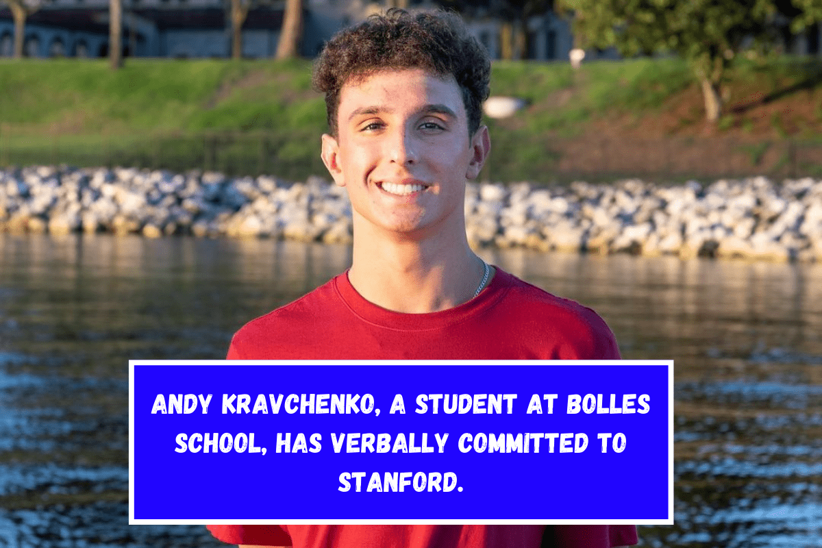 Andy Kravchenko, a student at Bolles School, has verbally committed to Stanford.