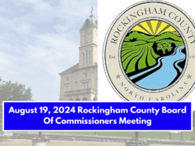 August 19, 2024 Rockingham County Board Of Commissioners Meeting