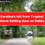 Carolina's toll from Tropical Storm Getting clear on Debby