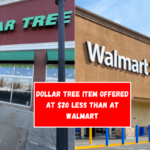 Dollar Tree item offered at $20 less than at Walmart