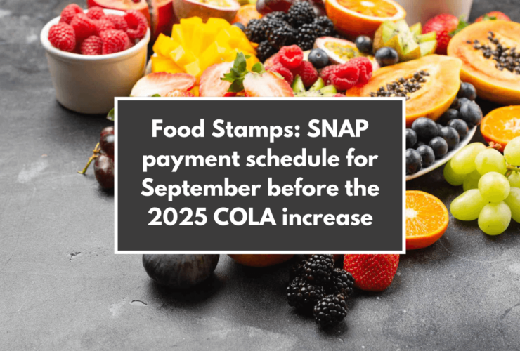 Food Stamps: SNAP payment schedule for September before the 2025 COLA increase