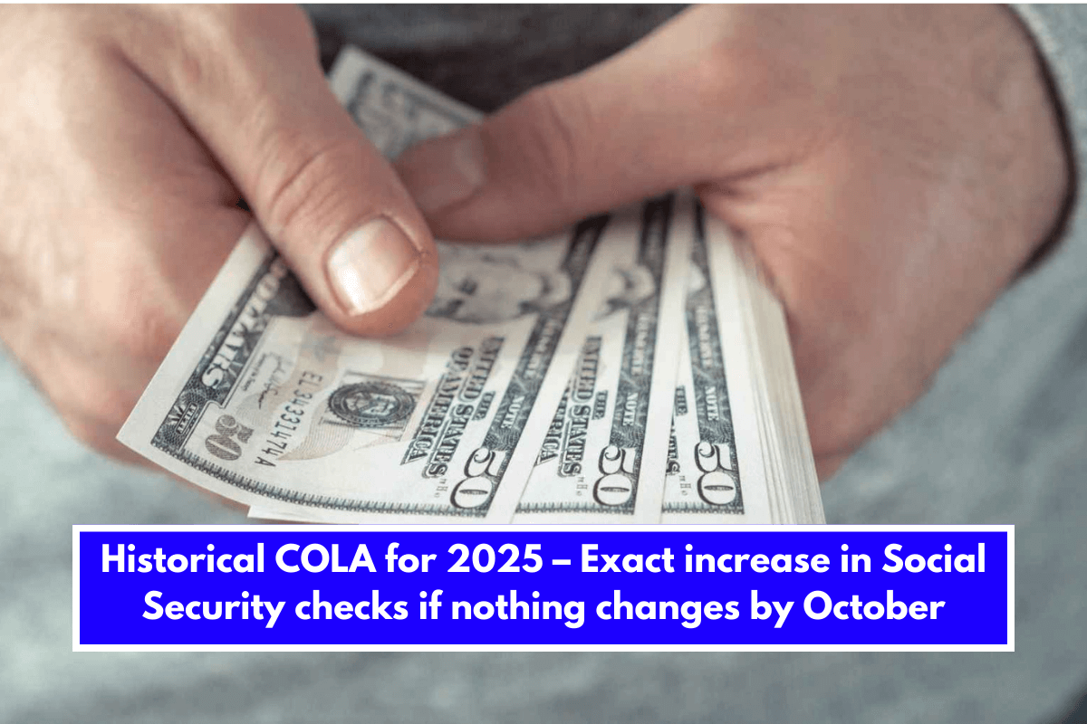 Historical COLA for 2025 – Exact increase in Social Security checks if nothing changes by October