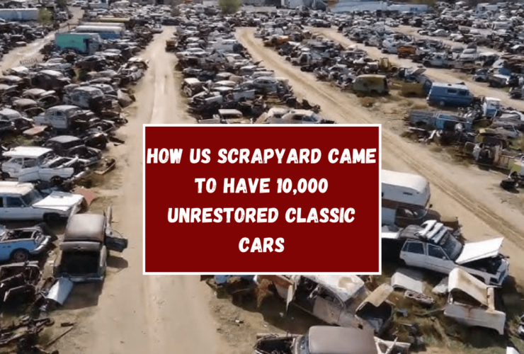 How US scrapyard came to have 10,000 unrestored classic cars