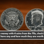 Make money with 4 coins from the 70s, check if you have any and how much they are worth