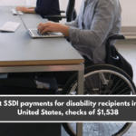 Next SSDI payments for disability recipients in the United States, checks of $1,538