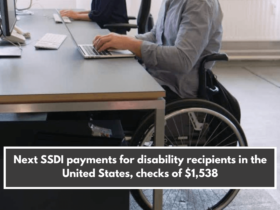 Next SSDI payments for disability recipients in the United States, checks of $1,538