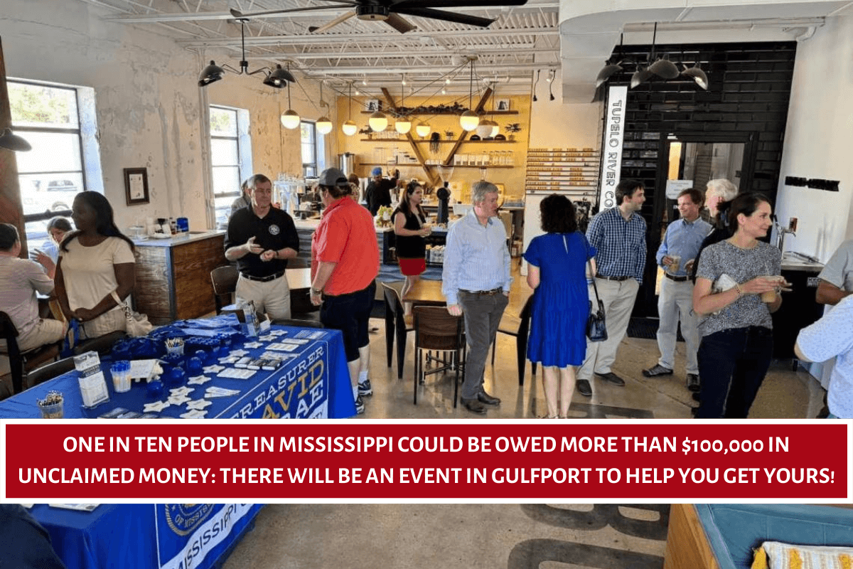 One in ten people in Mississippi could be owed more than $100,000 in unclaimed money There will be an event in Gulfport to help you get yours!