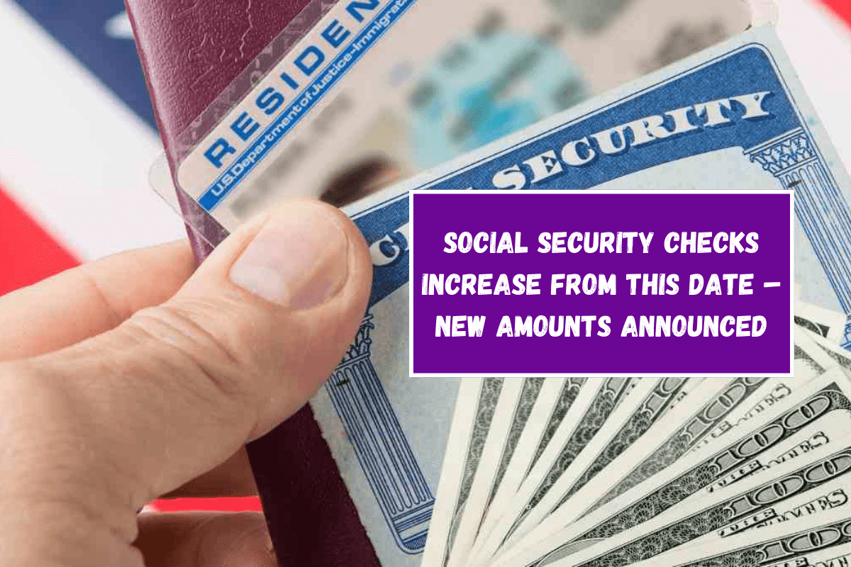 Social Security Checks Increase From This Date – New Amounts Announced