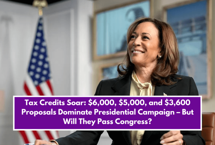 Tax Credits Soar: $6,000, $5,000, and $3,600 Proposals Dominate Presidential Campaign – But Will They Pass Congress?