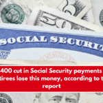 $400 cut in Social Security payments – Retirees lose this money, according to this report