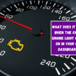 What does it mean when the check engine light comes on in your car dashboard?