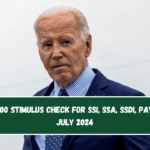 $1,200 Stimulus Check for SSI, SSA, SSDI, Payee July 2024