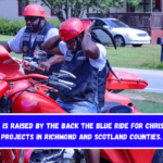 $1,700 is raised by the Back the Blue ride for Christmas projects in Richmond and Scotland counties.