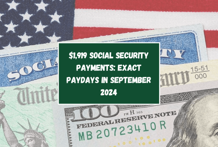 $1,919 Social Security payments: Exact paydays in September 2024