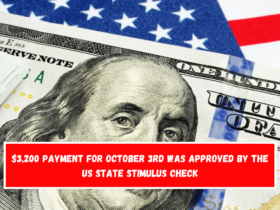 $3,200 payment for October 3rd was approved by the US State Stimulus Check