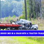 A driver dies in a crash with a tractor-trailer