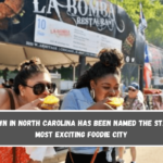 A town in North Carolina has been named the state's most exciting foodie city