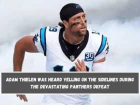 Adam Thielen was heard yelling on the sidelines during the devastating Panthers defeat