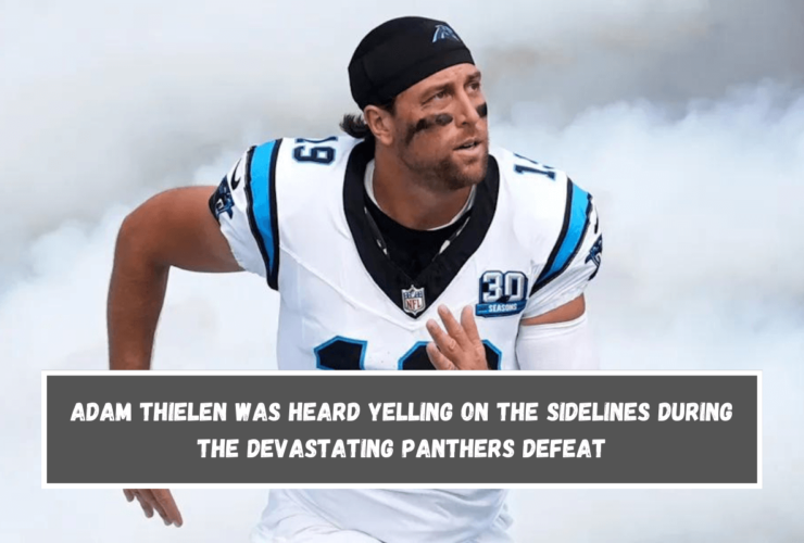 Adam Thielen was heard yelling on the sidelines during the devastating Panthers defeat