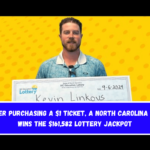 After purchasing a $1 ticket, a North Carolina man wins the $161,582 lottery jackpot