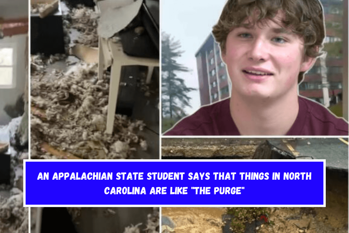 An Appalachian State student says that things in North Carolina are like The Purge