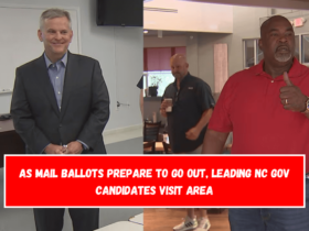 As mail ballots prepare to go out, leading NC Gov candidates visit area