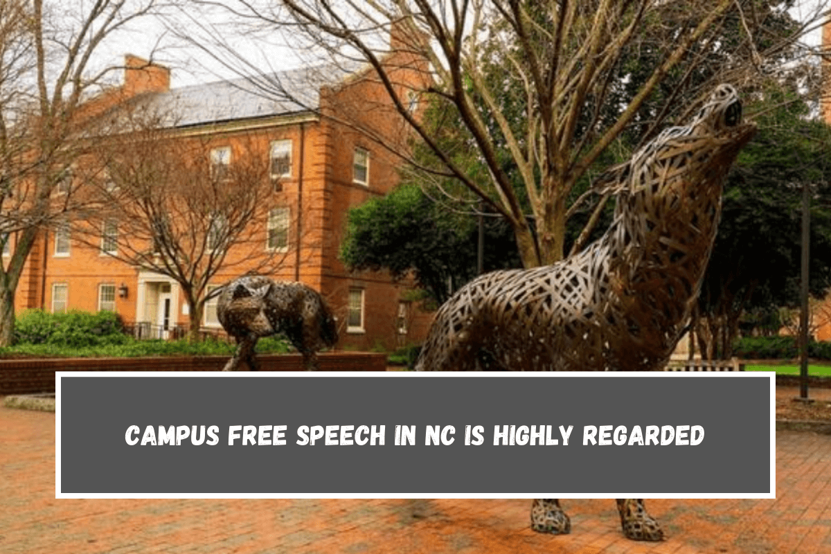 Campus free speech in NC is highly regarded