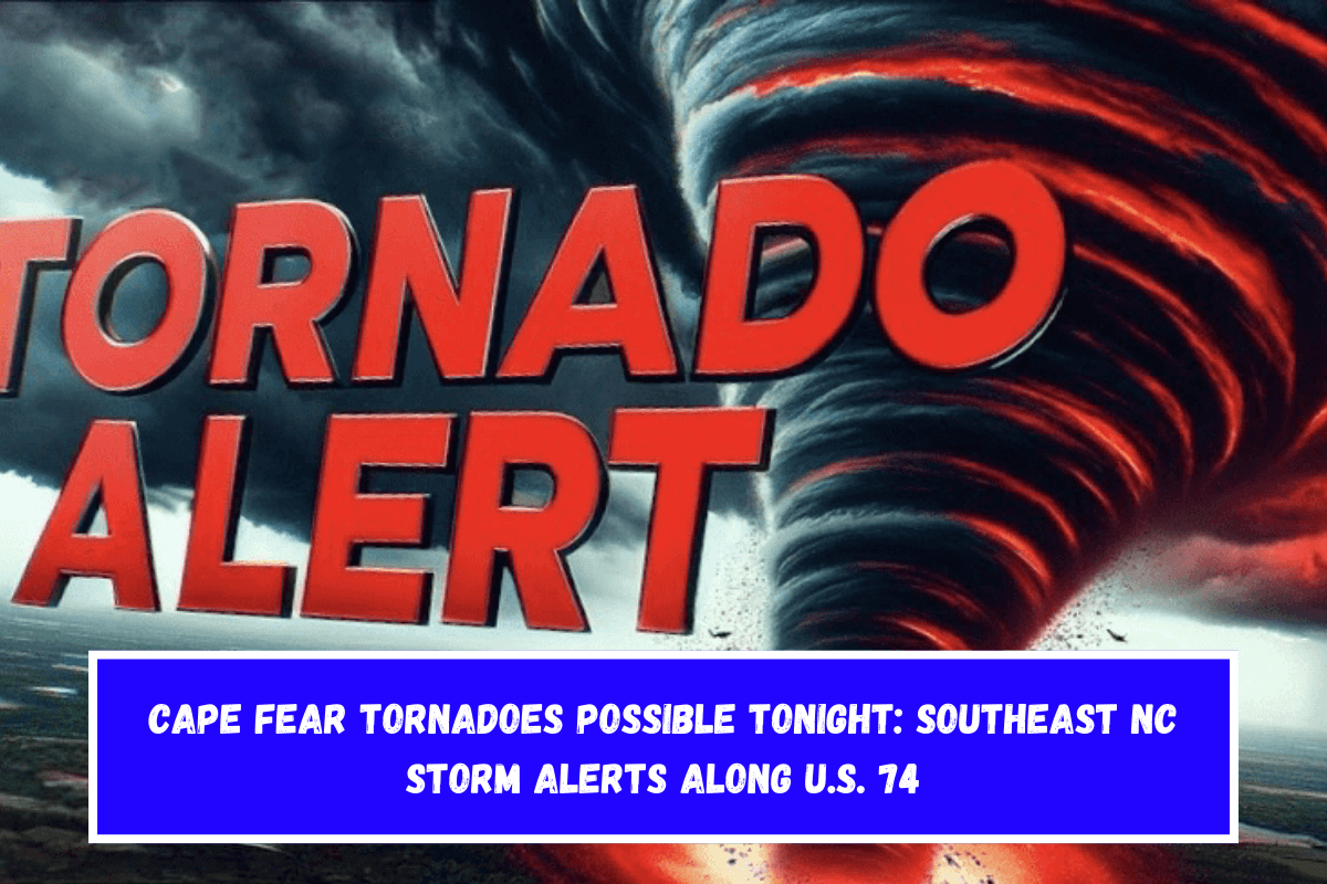 Cape Fear Tornadoes Possible Tonight Southeast NC Storm Alerts Along U.S. 74