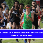 Challenges on a bigger field RSHS cross-country teams at Dragon Park