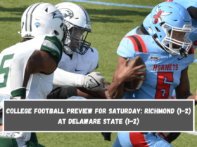 College football preview for Saturday RICHMOND (1-2) at DELAWARE STATE (1-2)