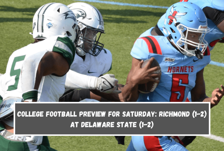 College football preview for Saturday RICHMOND (1-2) at DELAWARE STATE (1-2)