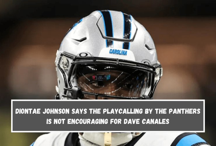 Diontae Johnson says the playcalling by the Panthers is not encouraging for Dave Canales