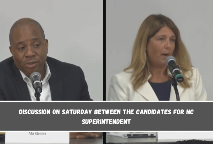 Discussion on Saturday between the candidates for NC superintendent