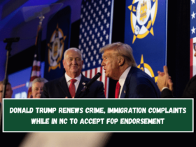 Donald Trump renews crime, immigration complaints while in NC to accept FOP endorsement