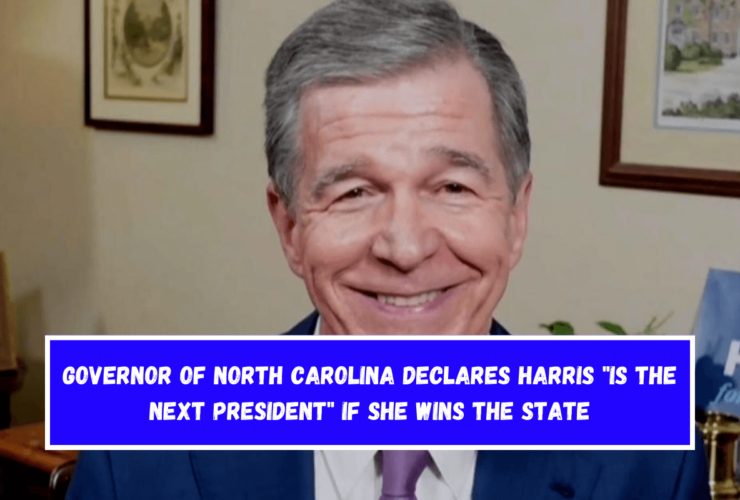 Governor of North Carolina Declares Harris is the next president if she wins the state