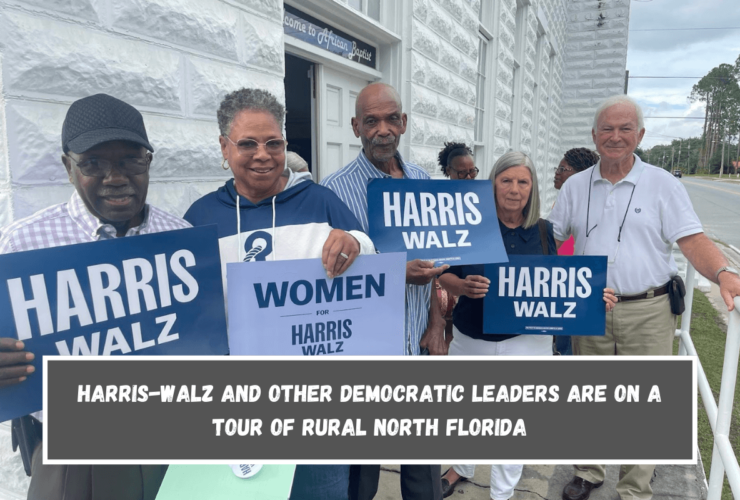 Harris-Walz and other Democratic leaders are on a tour of rural North Florida