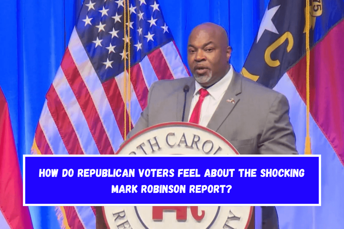 How do Republican voters feel about the shocking Mark Robinson report