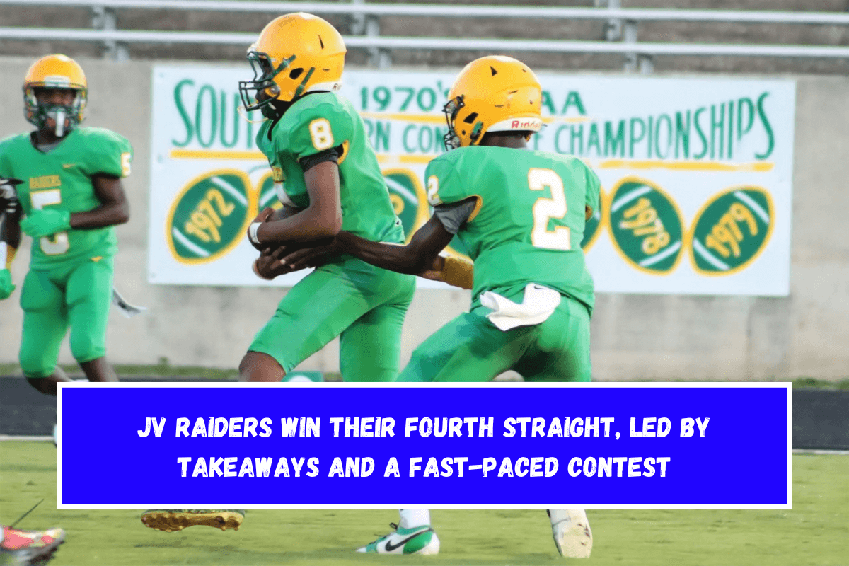 JV Raiders win their fourth straight, led by takeaways and a fast-paced contest