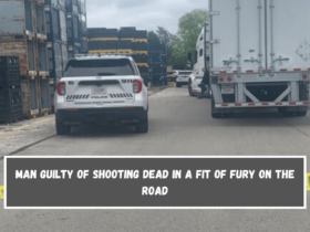 Man guilty of shooting dead in a fit of fury on the road