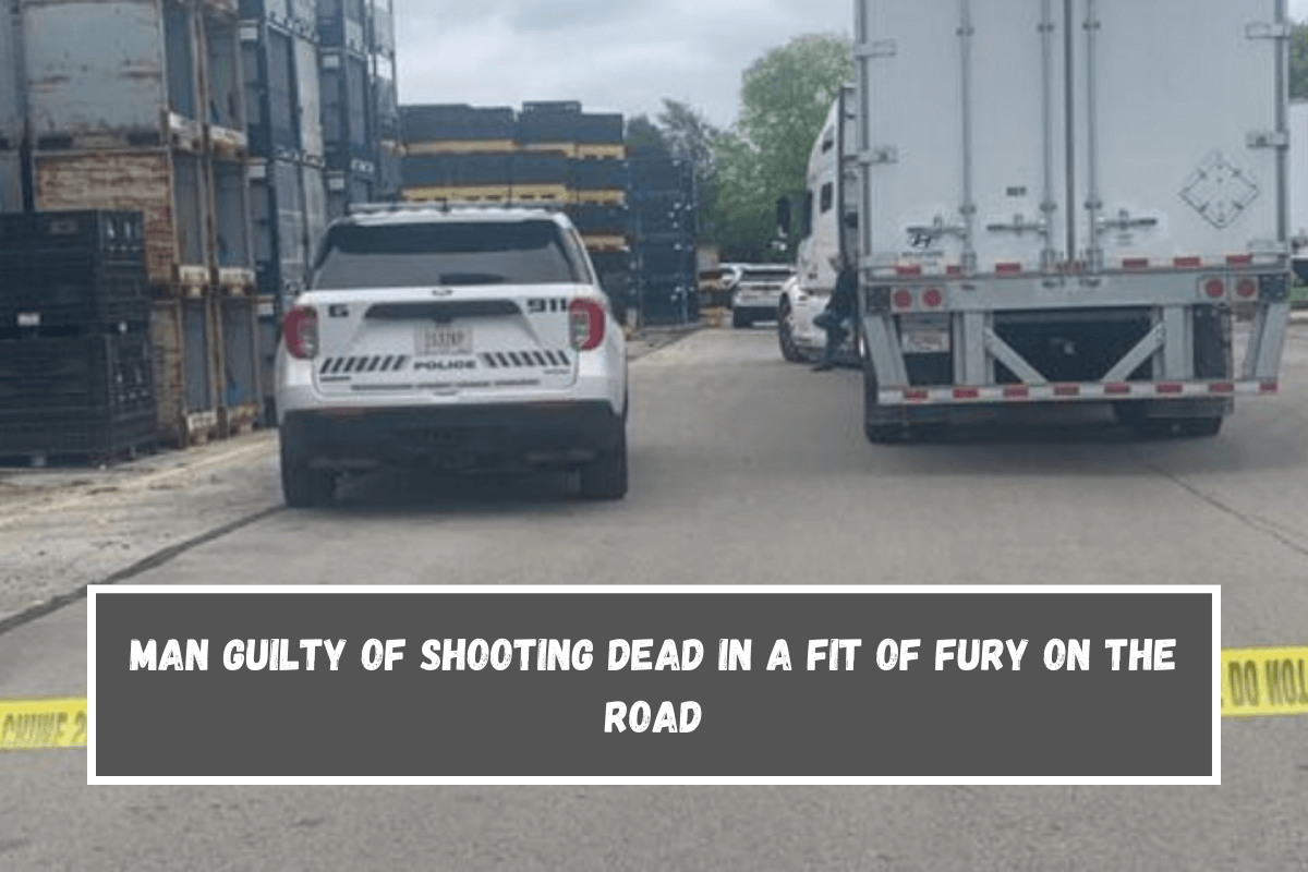 Man guilty of shooting dead in a fit of fury on the road